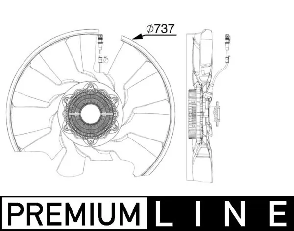 Fan, engine cooling