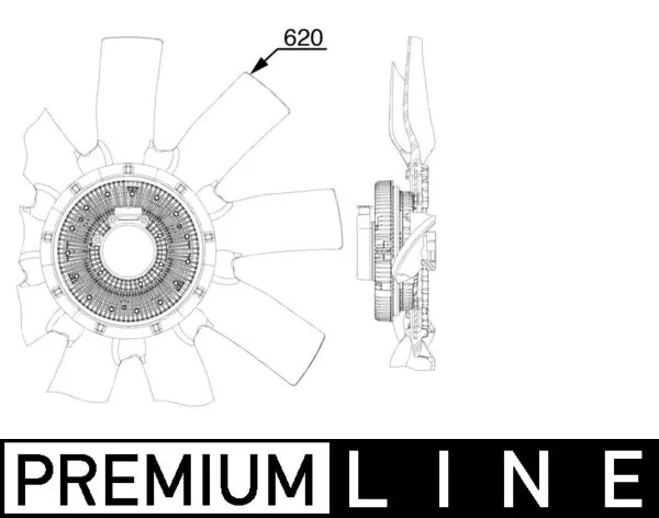 Fan, engine cooling