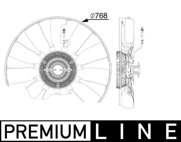 Fan, engine cooling
