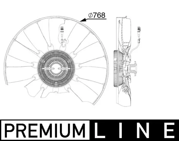 Fan, engine cooling