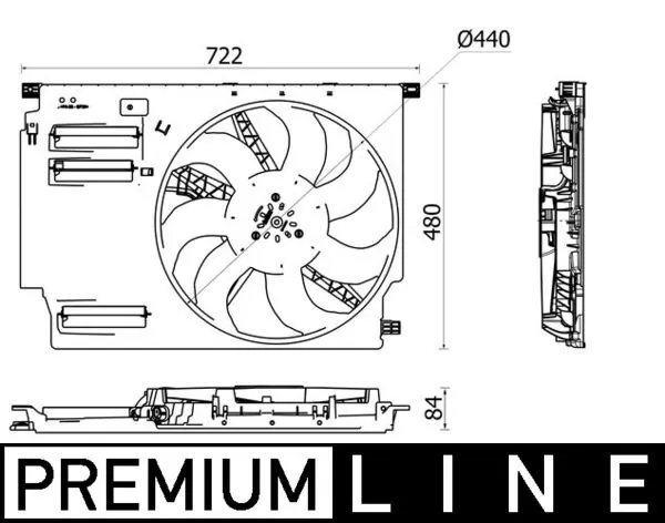 Fan, engine cooling