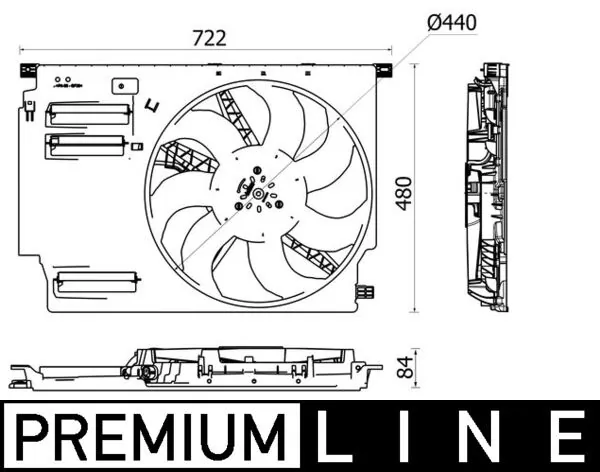 Fan, engine cooling