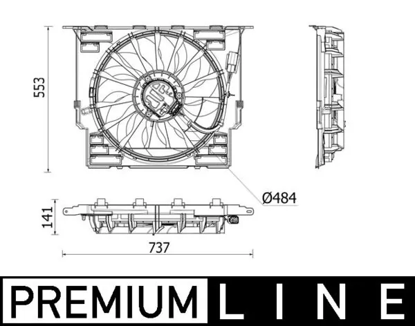 Fan, engine cooling