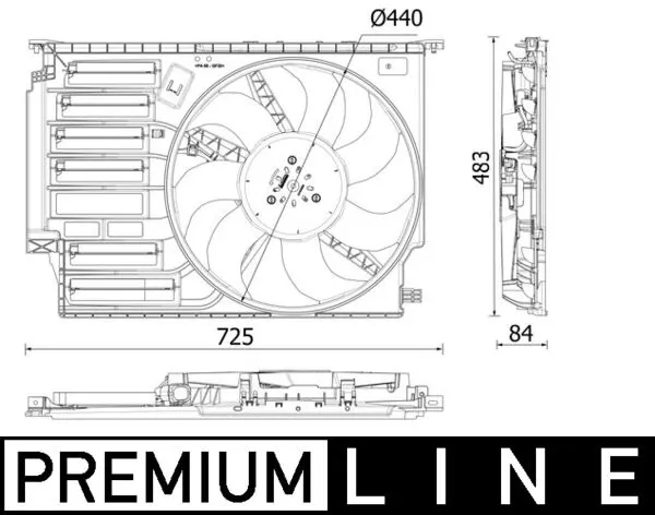 Fan, engine cooling