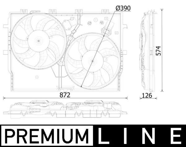 Fan, engine cooling