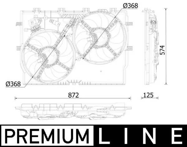 Fan, engine cooling