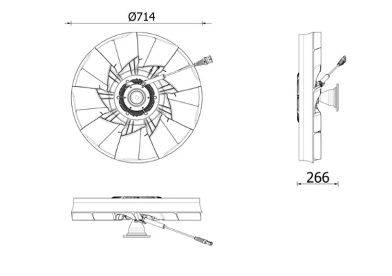 Fan, engine cooling