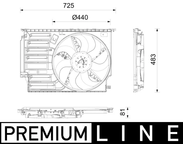 Fan, engine cooling