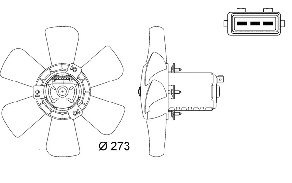 Fan, engine cooling