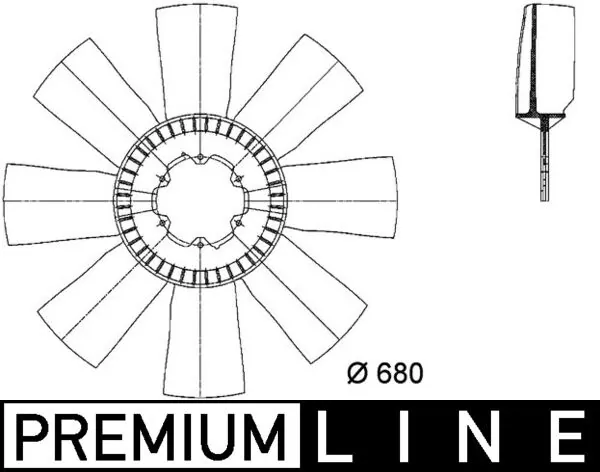 Fan Wheel, engine cooling