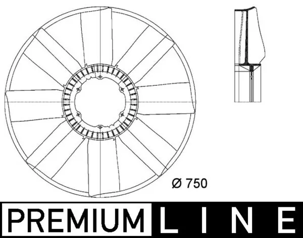 Fan Wheel, engine cooling