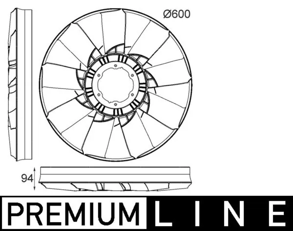Fan Wheel, engine cooling
