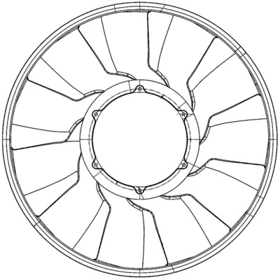 Fan Wheel, engine cooling