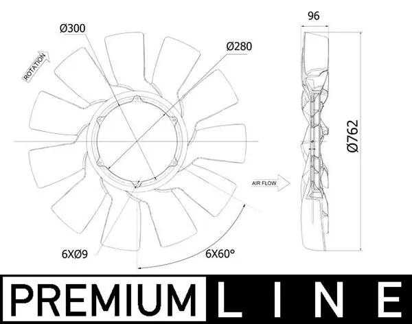 Fan Wheel, engine cooling