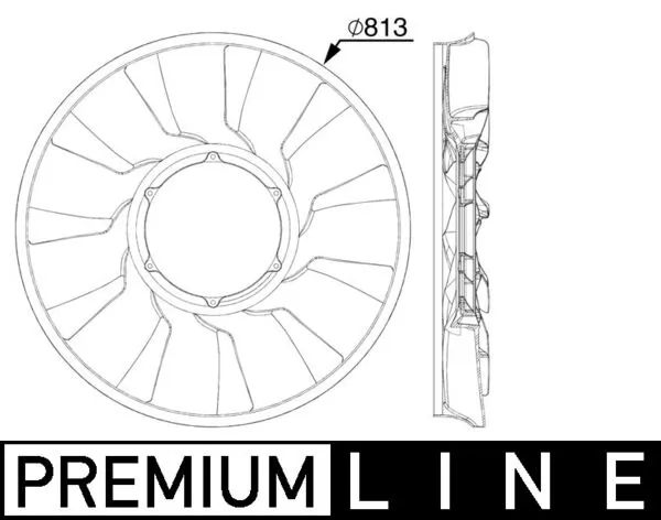 Fan Wheel, engine cooling