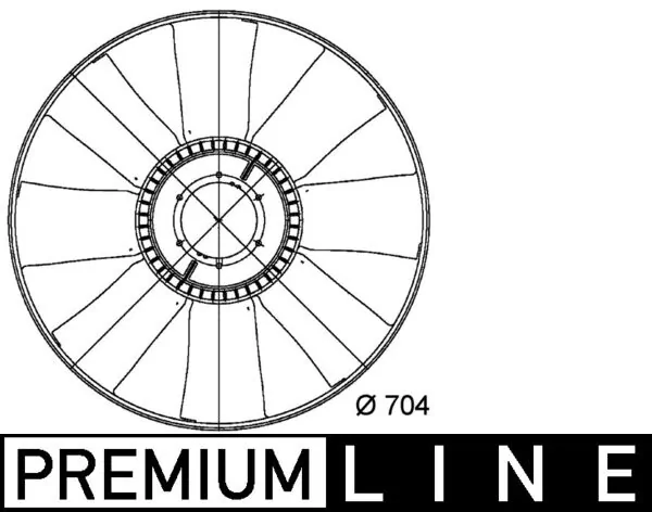 Fan Wheel, engine cooling