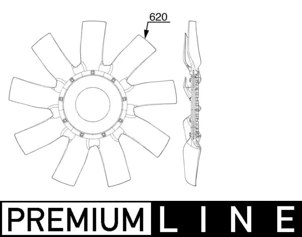 Fan Wheel, engine cooling