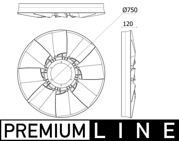 Fan Wheel, engine cooling