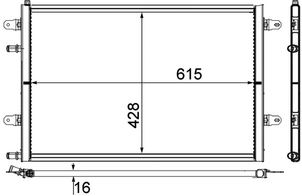 Low Temperature Cooler, charge air cooler