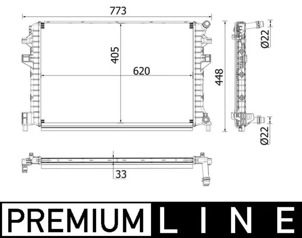 Low Temperature Cooler, charge air cooler