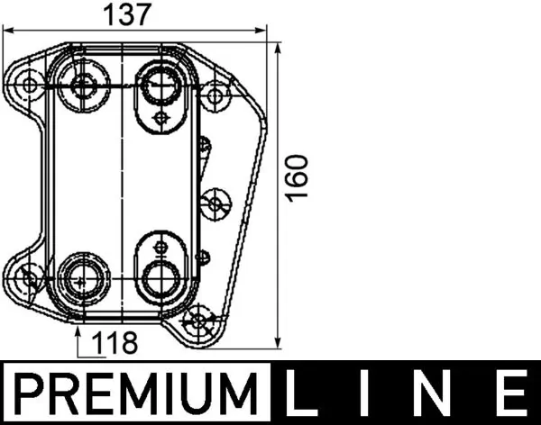 Oil Cooler, engine oil