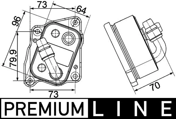 Oil Cooler, engine oil