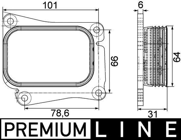 Oil Cooler, engine oil