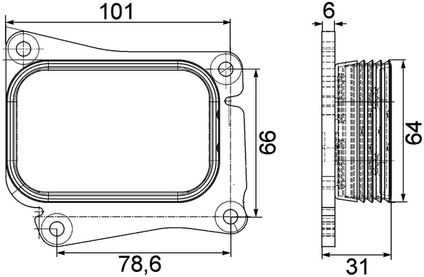 Oil Cooler, engine oil