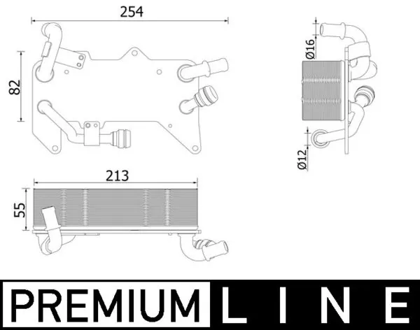 Oil Cooler, automatic transmission