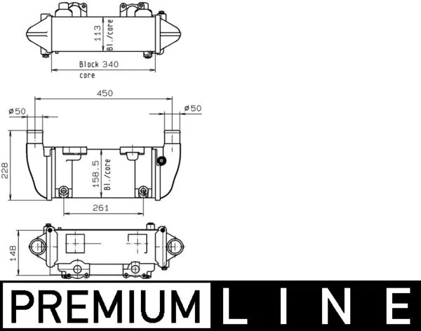 Oil Cooler, retarder
