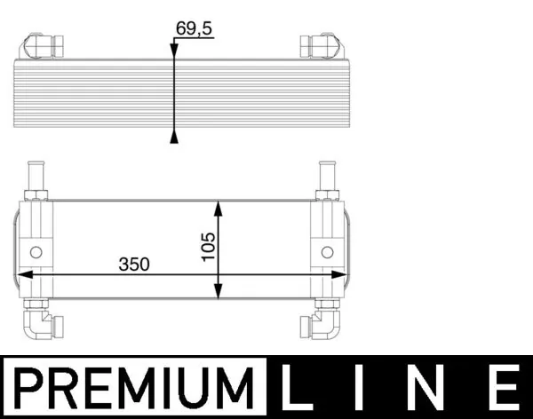 Oil Cooler, automatic transmission