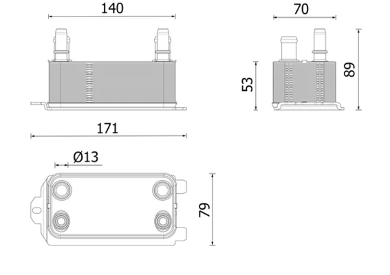 Oil Cooler, automatic transmission