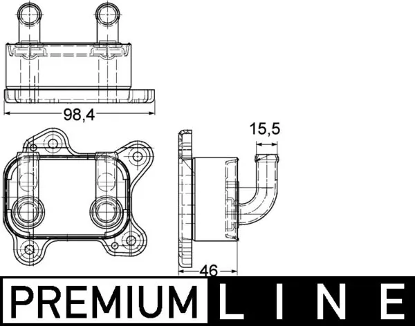 Oil Cooler, engine oil