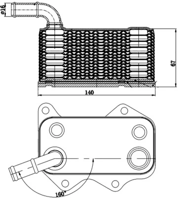 Oil Cooler, engine oil