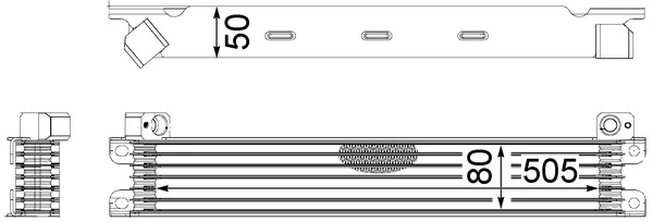 Oil Cooler, engine oil