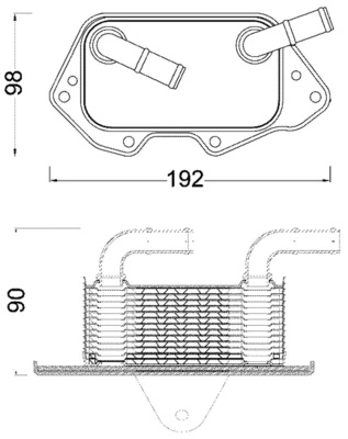 Oil Cooler, engine oil