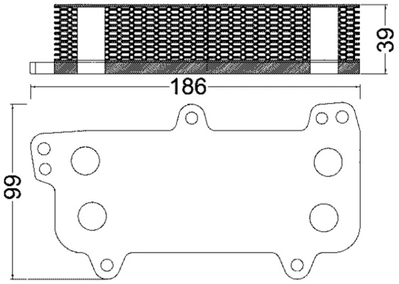 Oil Cooler, engine oil