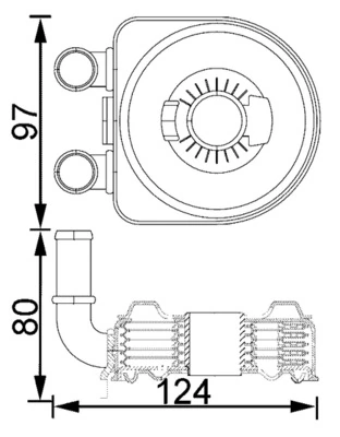Oil Cooler, engine oil