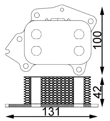Oil Cooler, engine oil