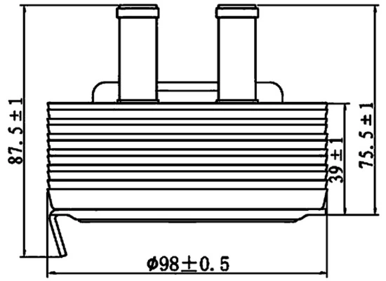 Oil Cooler, engine oil