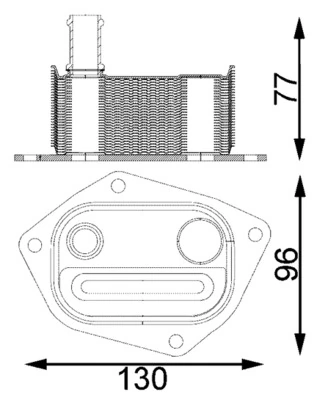 Oil Cooler, engine oil