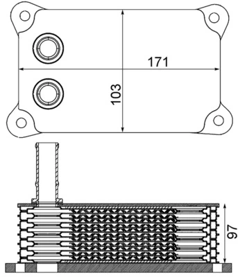 Oil Cooler, engine oil