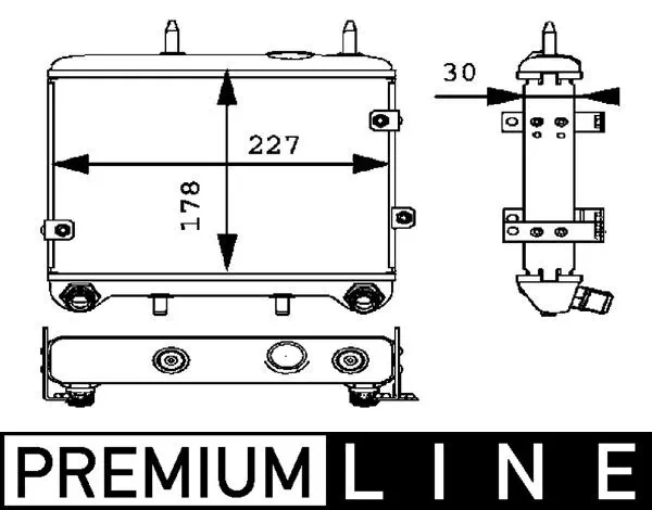 Oil Cooler, engine oil