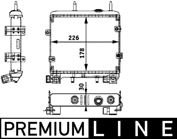 Oil Cooler, engine oil