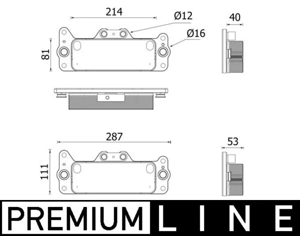 Oil Cooler, automatic transmission