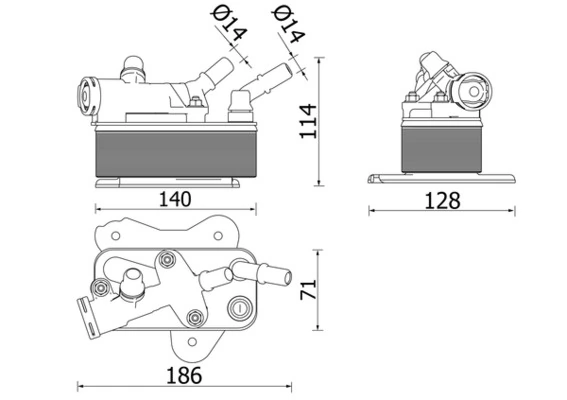 Oil Cooler, automatic transmission