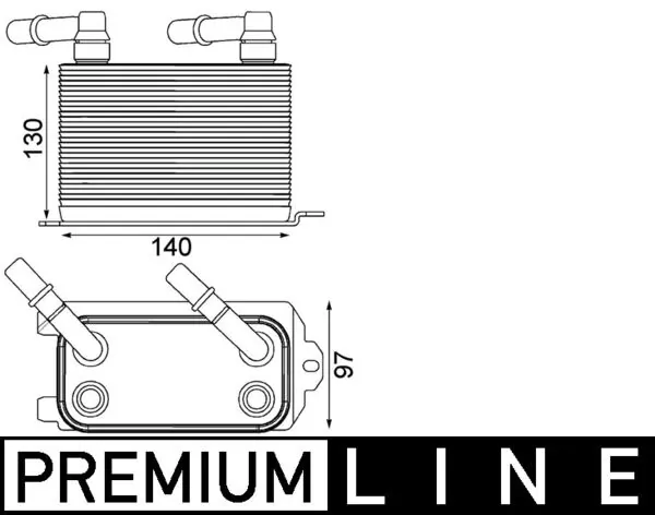 Oil Cooler, automatic transmission