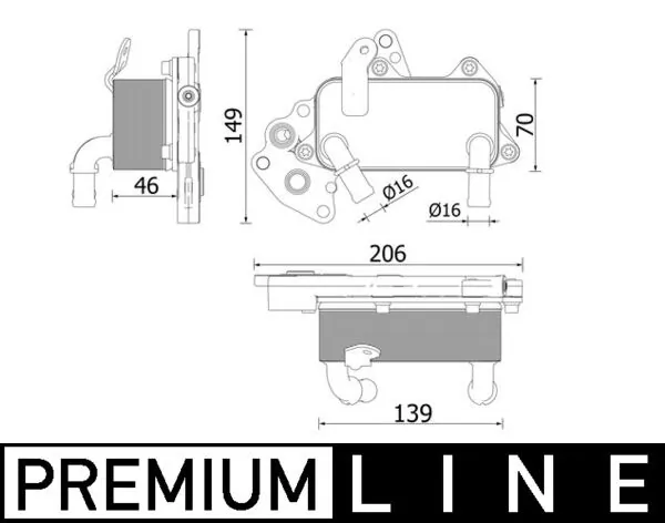 Oil Cooler, automatic transmission