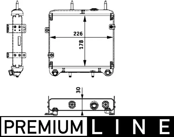 Oil Cooler, engine oil