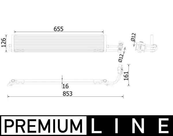 Oil Cooler, automatic transmission